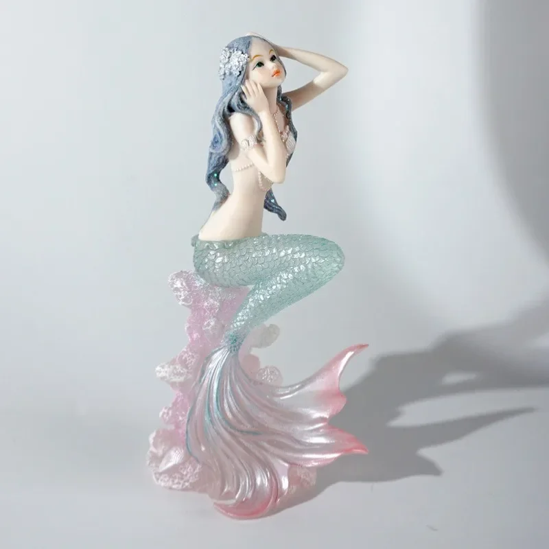 Marine Coral - ประณีตเรซิ่น Mermaid Coral Sea WAVE Figurine