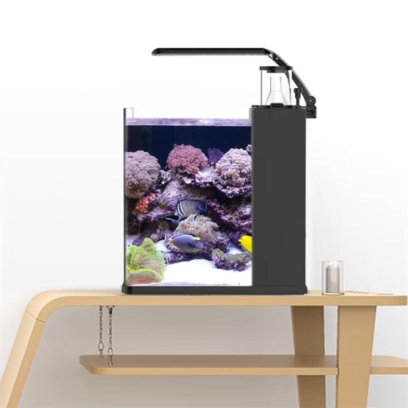 ตู้ปลาทะเลขนาดเล็กทำจากกระจกใส - Marine Aquarium Cube บทวิจารณ์และราคา