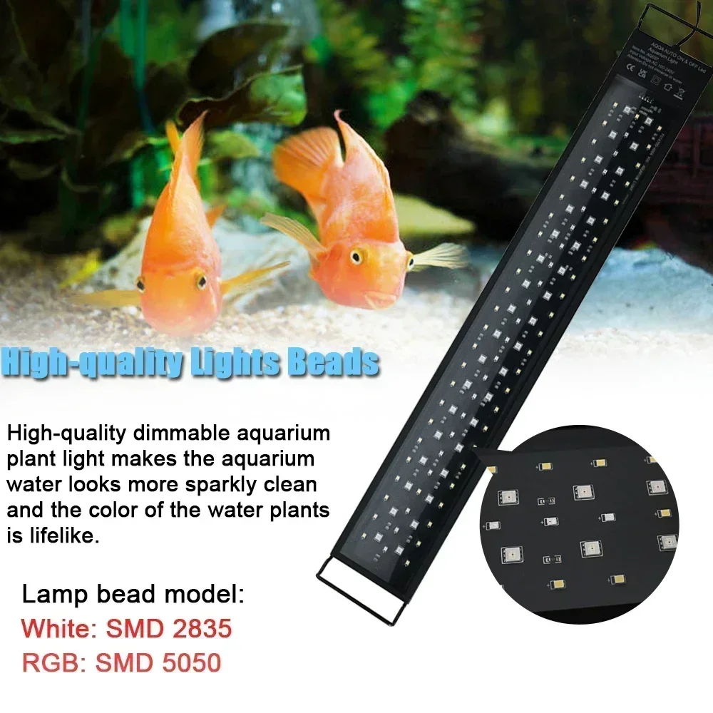 IP68ไฟ LED ตู้ปลากันน้ำ, ไฟตู้ - Aquarium Marine Lights บทวิจารณ์และราคา