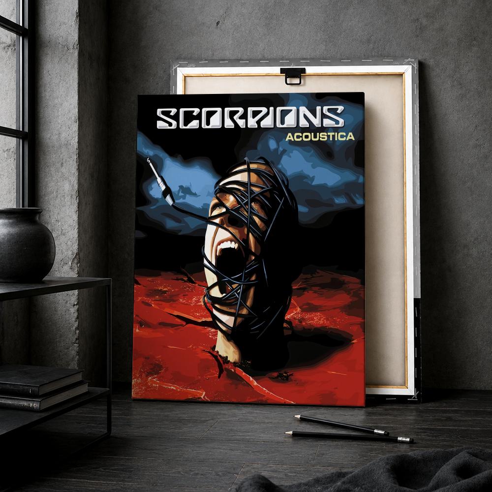S-Scorpions ภาพวาดติดผนังกรอบไ - Live Rock บทวิจารณ์และราคา