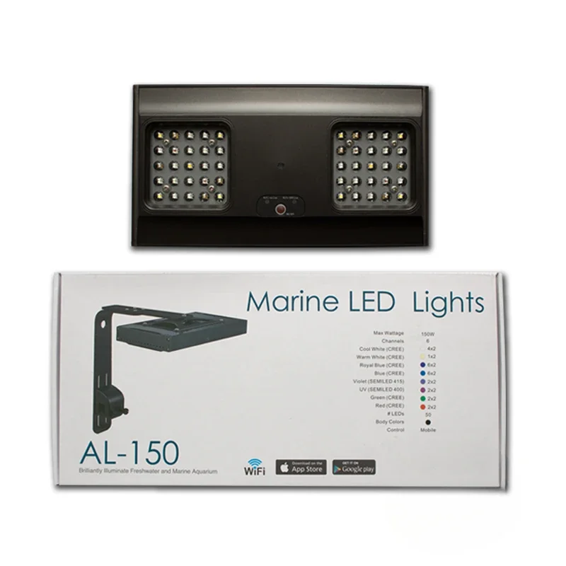 ใหม่ Jebao WIFI LED Coral ligh - Reef Lighting บทวิจารณ์และราคา