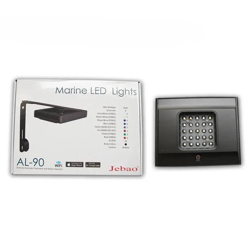ใหม่ Jebao WIFI LED Coral ligh - Reef Lighting บทวิจารณ์และราคา