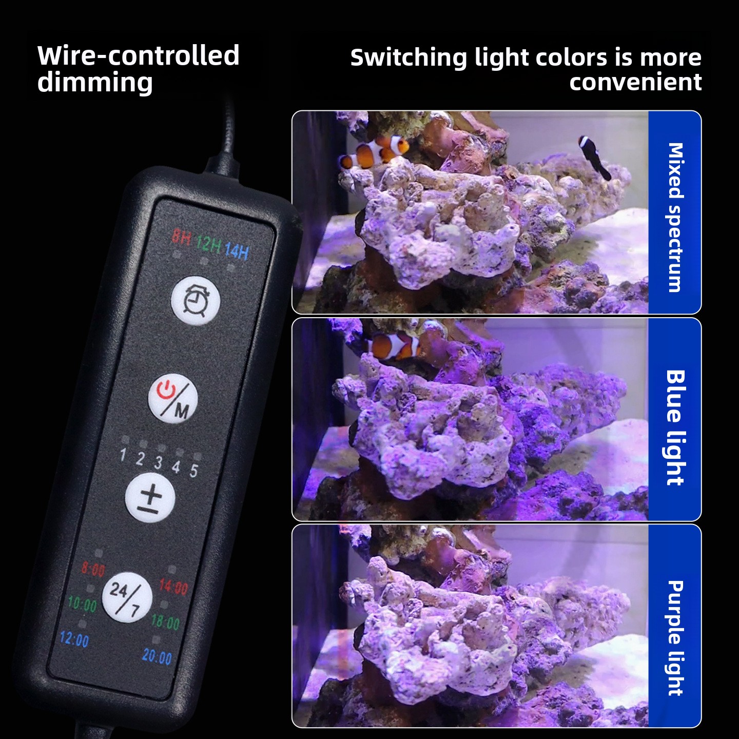 โคมไฟปะการังอัจฉริยะแบบสเปกตรั - Reef Lighting บทวิจารณ์และราคา