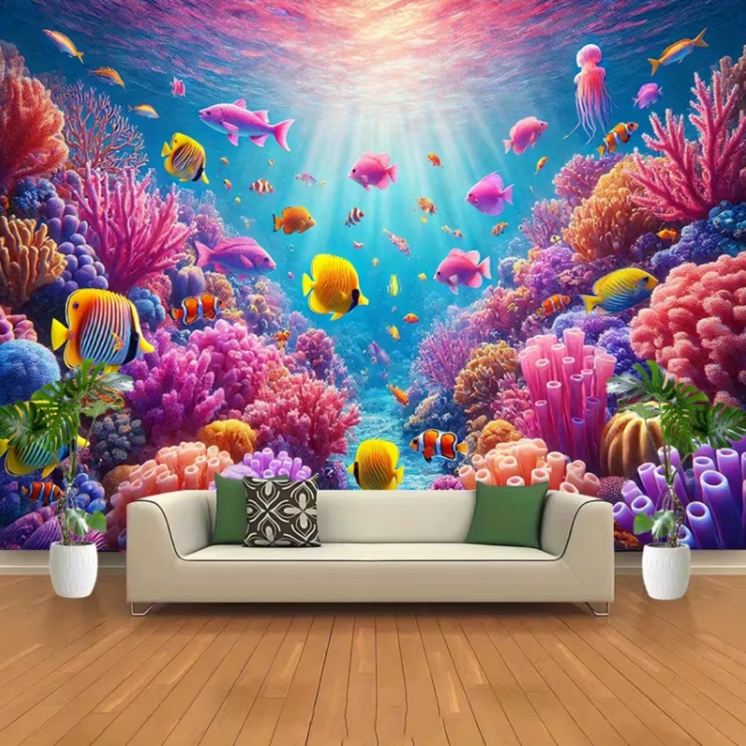 โลกใต้ทะเล ธีมชีวิตทางทะเล ฉาก - Aquarium Marine World บทวิจารณ์และราคา
