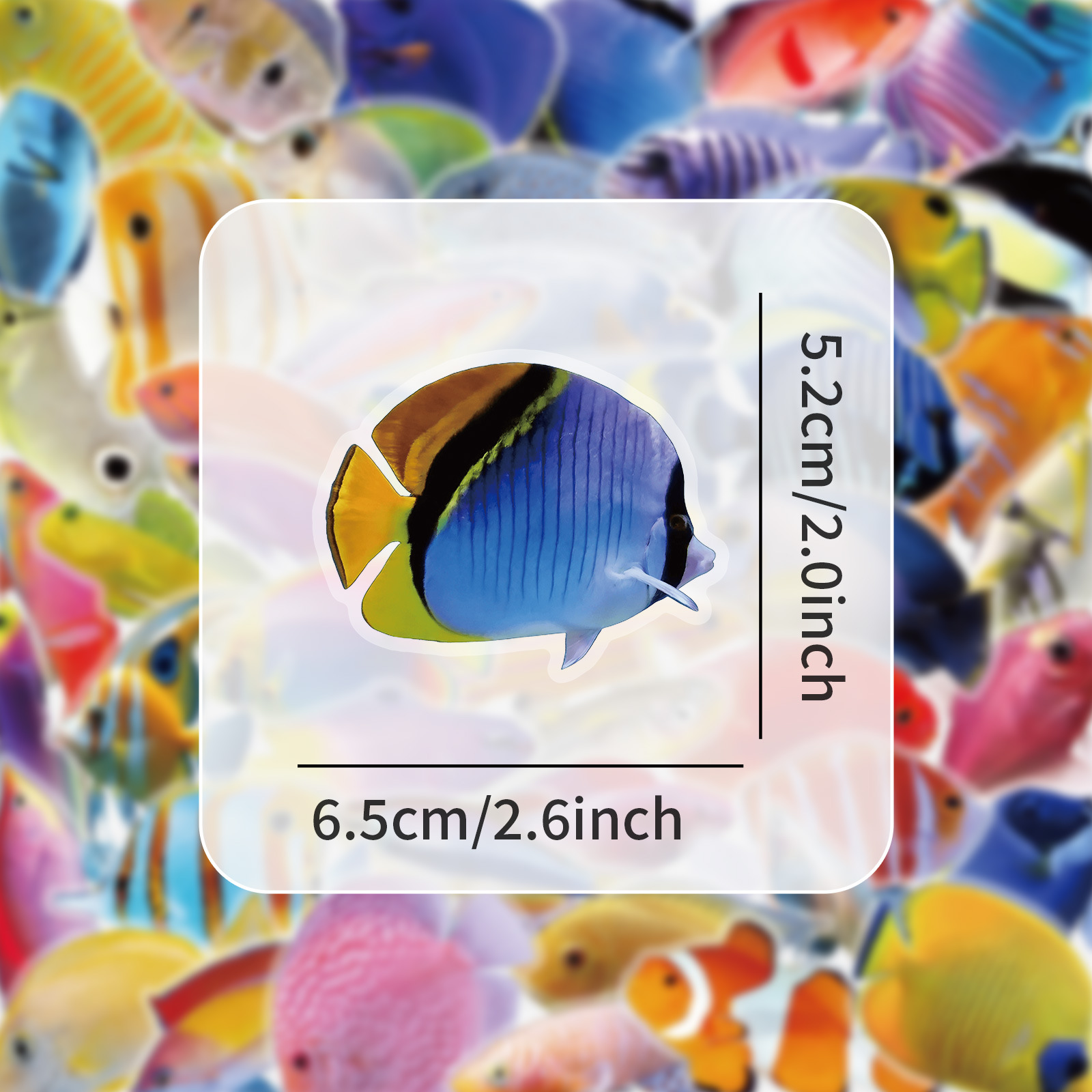 50-100PCS โปร่งใส PET ปลาปะการ - Marine Coral บทวิจารณ์และราคา
