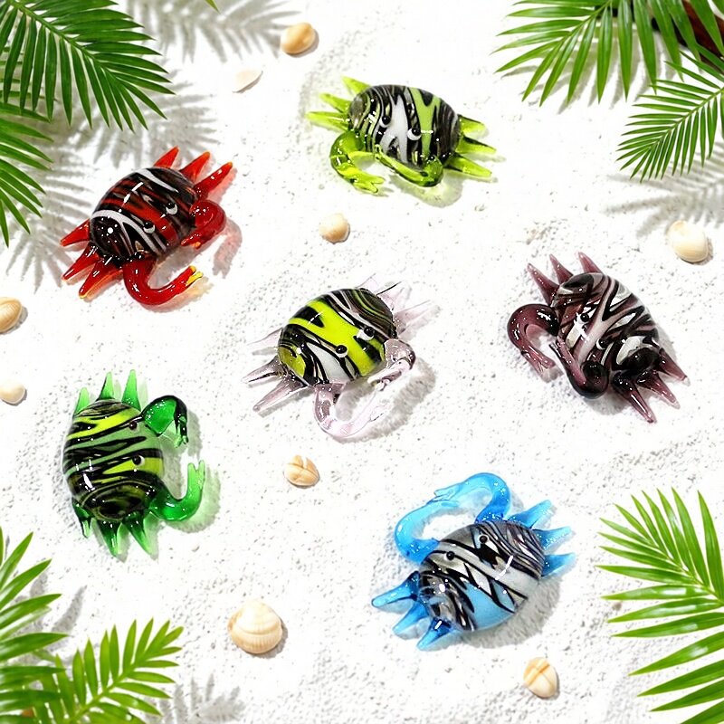 รูปปั้นปูแก้วขนาดเล็กน่ารักทำม - Marine Aquarium บทวิจารณ์และราคา