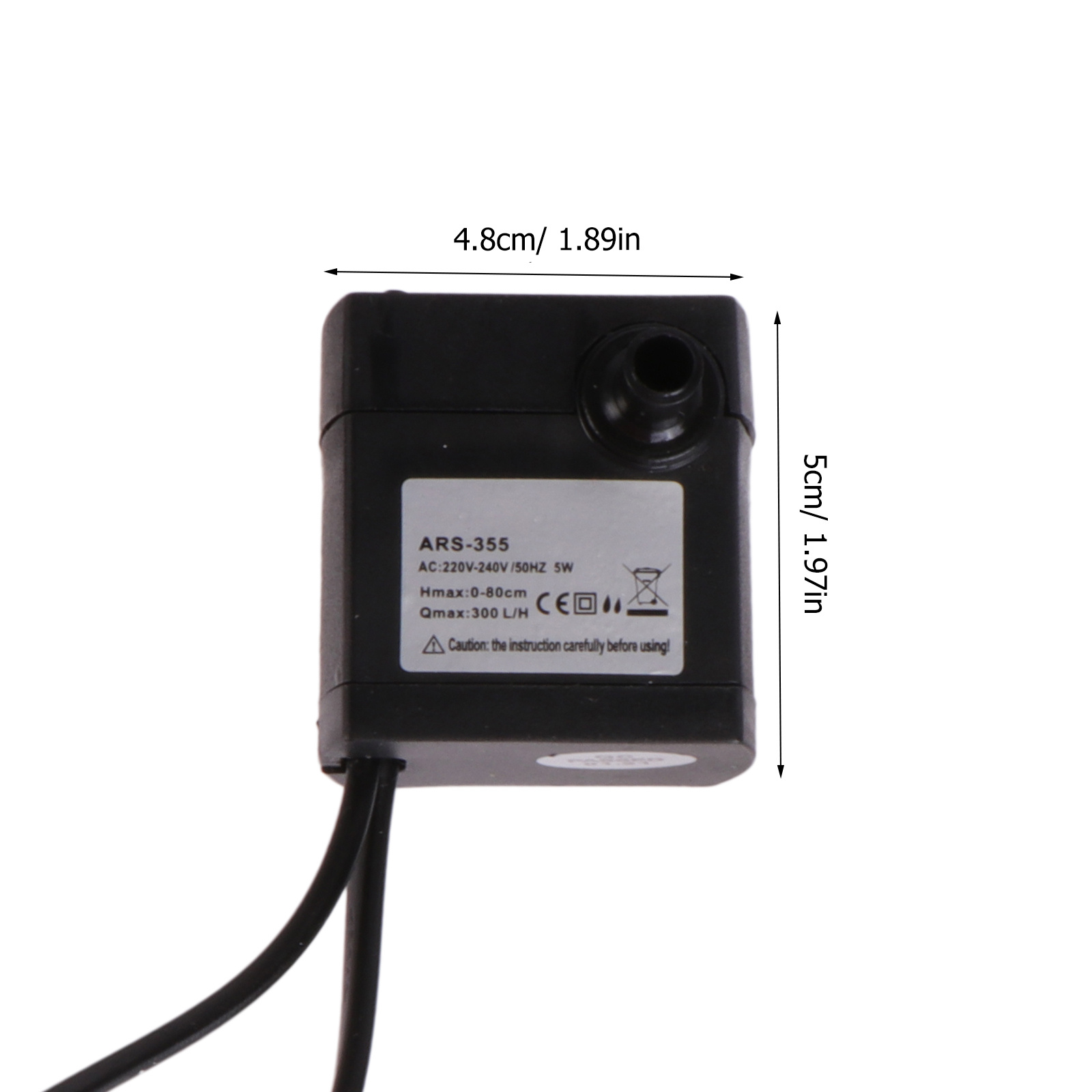 ปั๊มน้ำแบบจุ่มใต้น้ำ 5 วัตต์ ป - Aquarium Marine Lights บทวิจารณ์และราคา