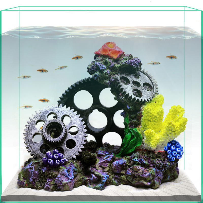 หินตกแต่งสวน บ้านพักตากอากาศ ต - Marine Aquarium Epoxy บทวิจารณ์และราคา