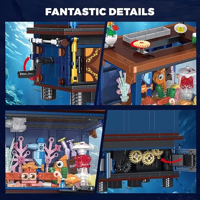 ชุดตัวต่อโลกใต้ทะเล T2153 พร้อ - Aquarium Marine World บทวิจารณ์และราคา