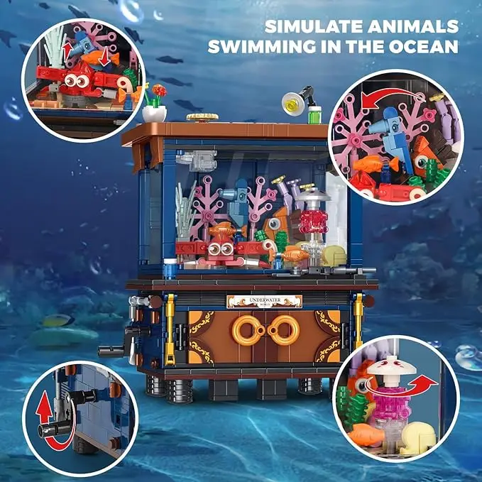 ชุดตัวต่อโลกใต้ทะเล T2153 พร้อ - Aquarium Marine World บทวิจารณ์และราคา